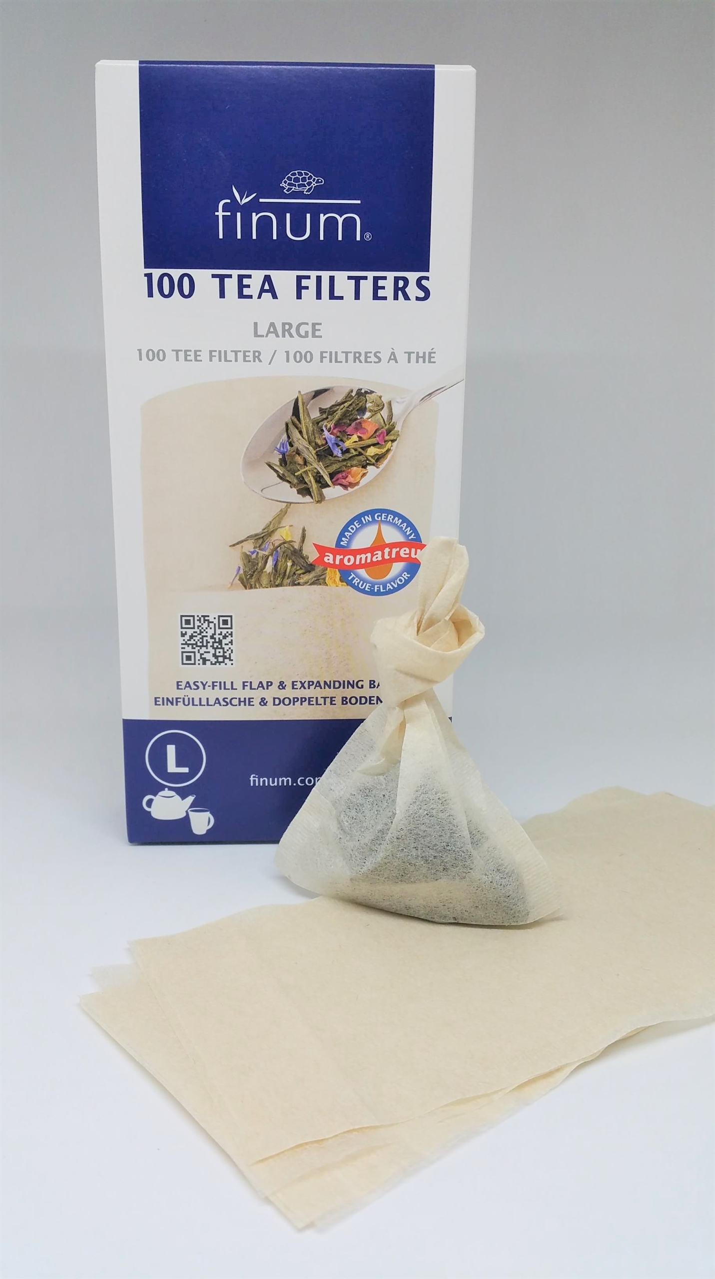 Filtre à thé en papier biodégradable - 100 pièces